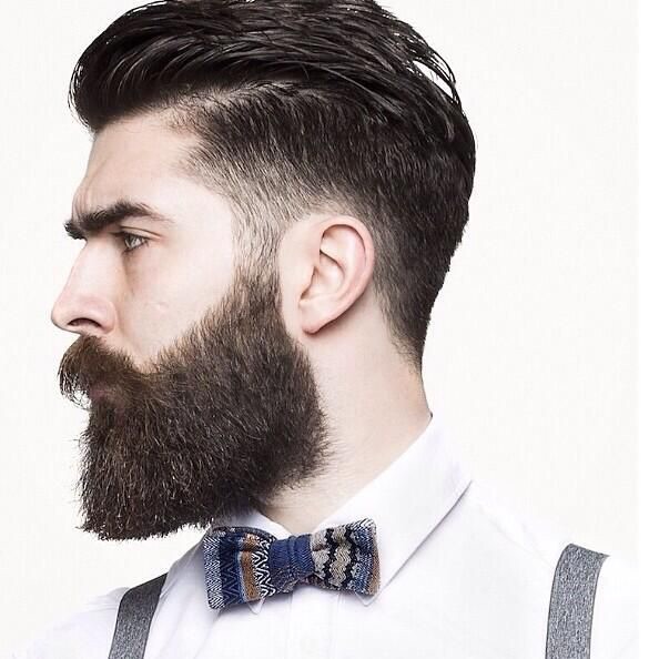 Monday morning ready for a great work week Bow Tie Beard. 